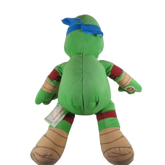 Build-A-Bear Ninja Turtle Plush Blue Mask 18" Stuffed Toy Reversible Face - Picture 6 of 16
